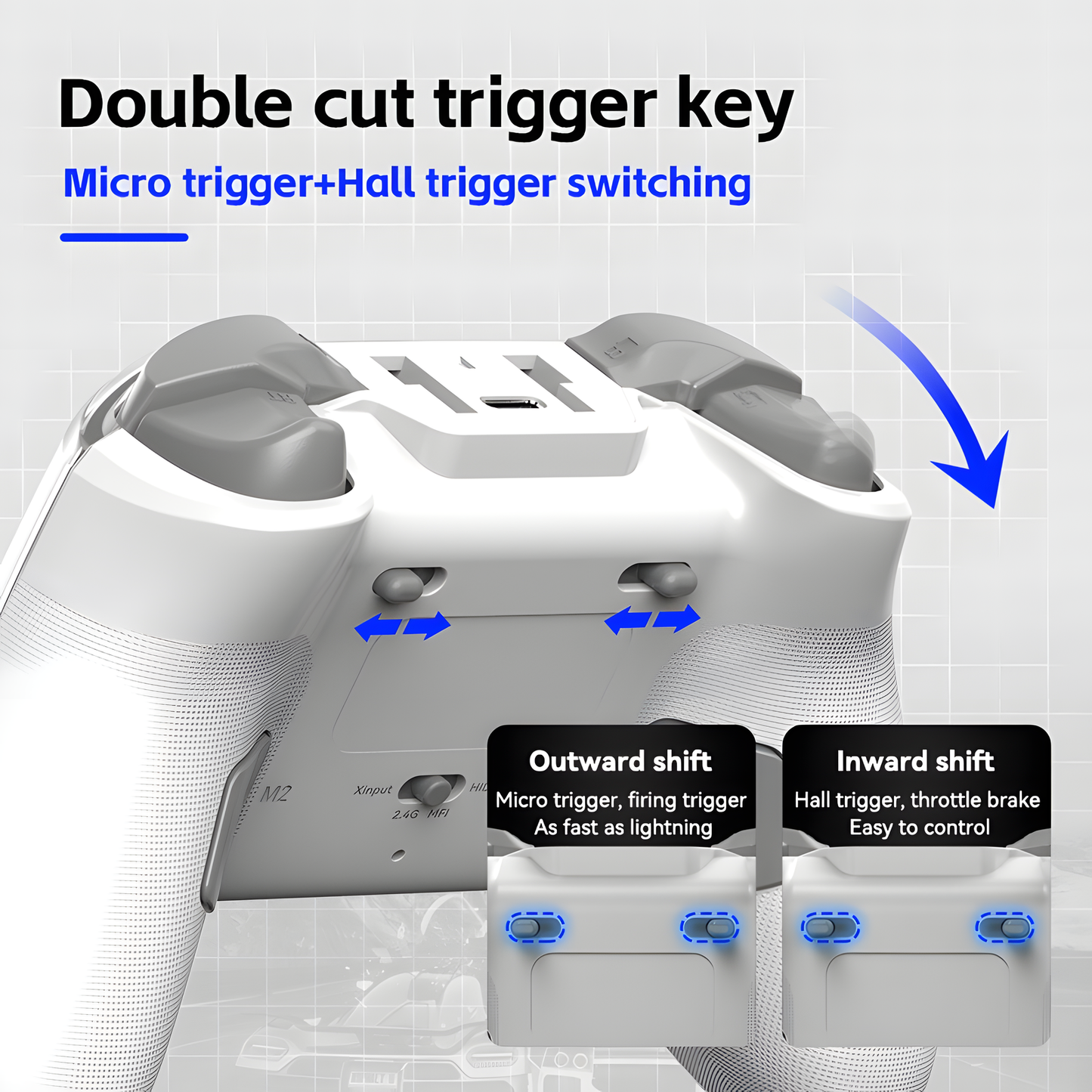 Wireless Game Controller with Charging Dock