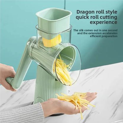 Hand-Crank Vegetable Slicer