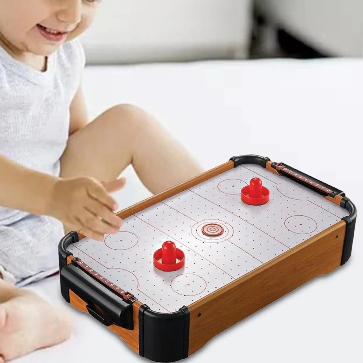 Wooden Tabletop Hockey Game