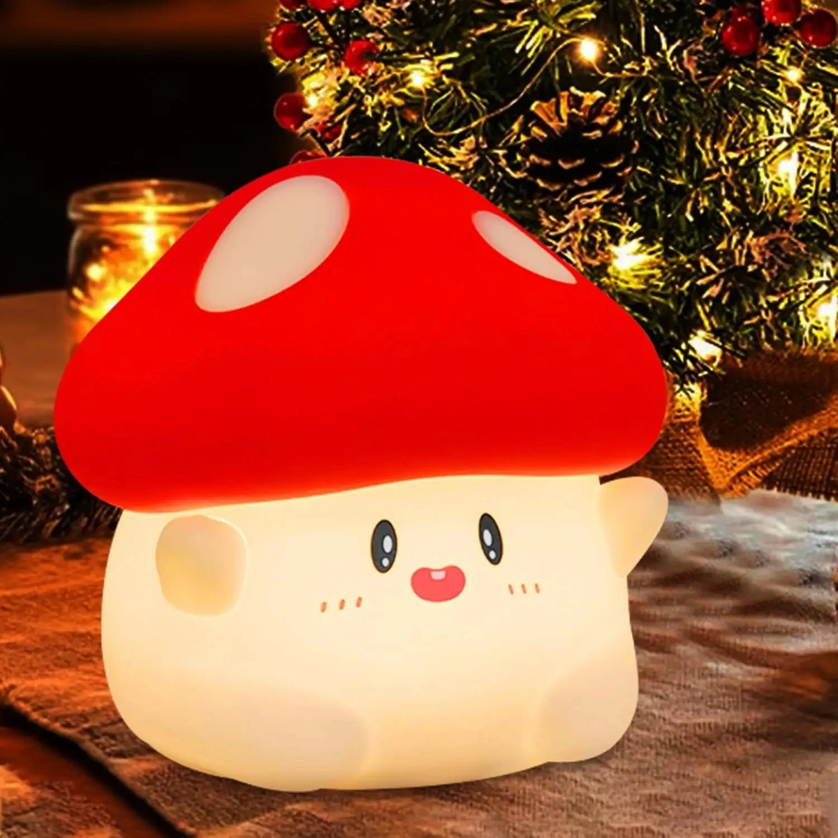 Mushroom Touch Night Light