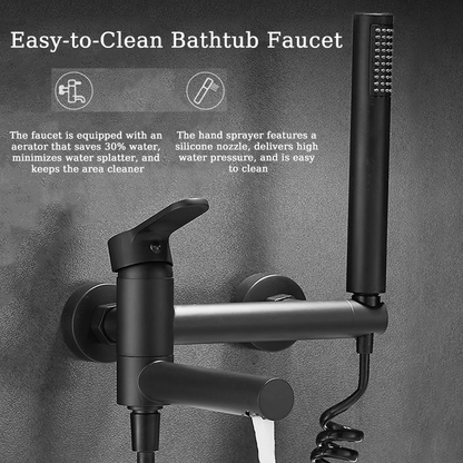 Wall Mounted Bathtub Faucet Set
