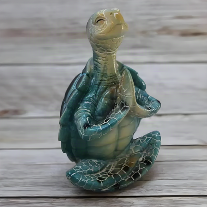 Meditating Turtle Figurine