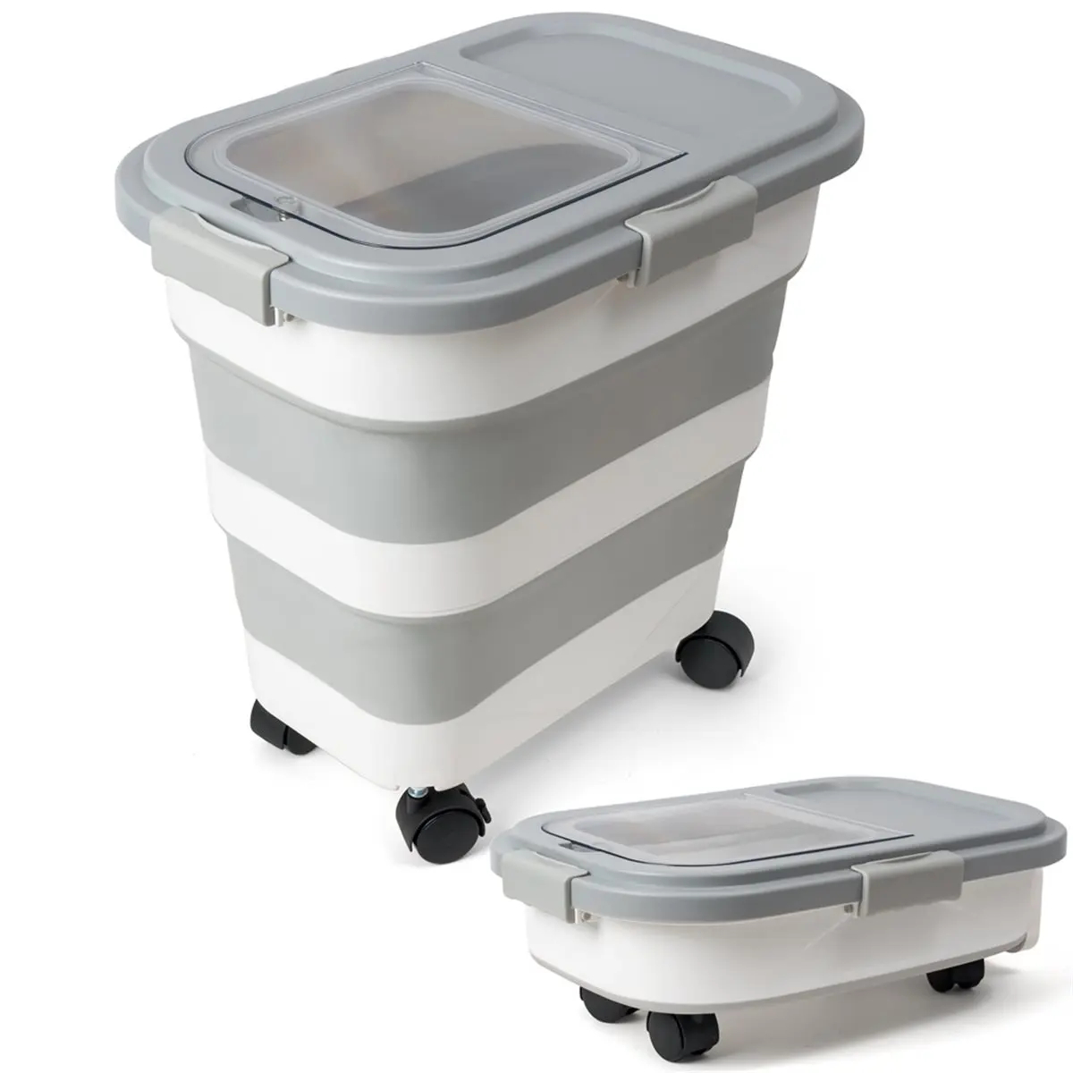 Foldable Rice and Food Storage Bucket