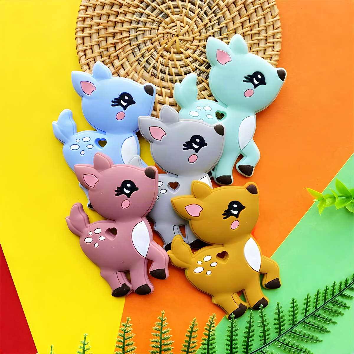 Silicone Deer Baby Teether
