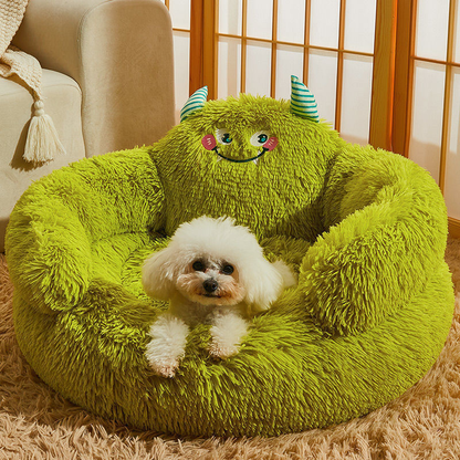 Round Plush Pet Bed