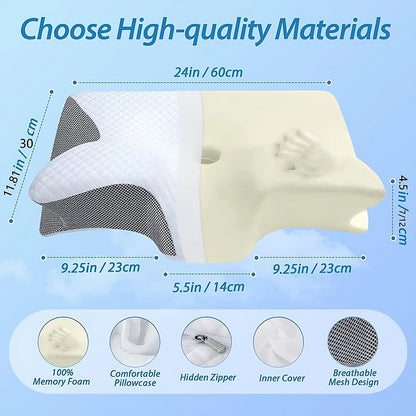Cervikalpude med memory foam
