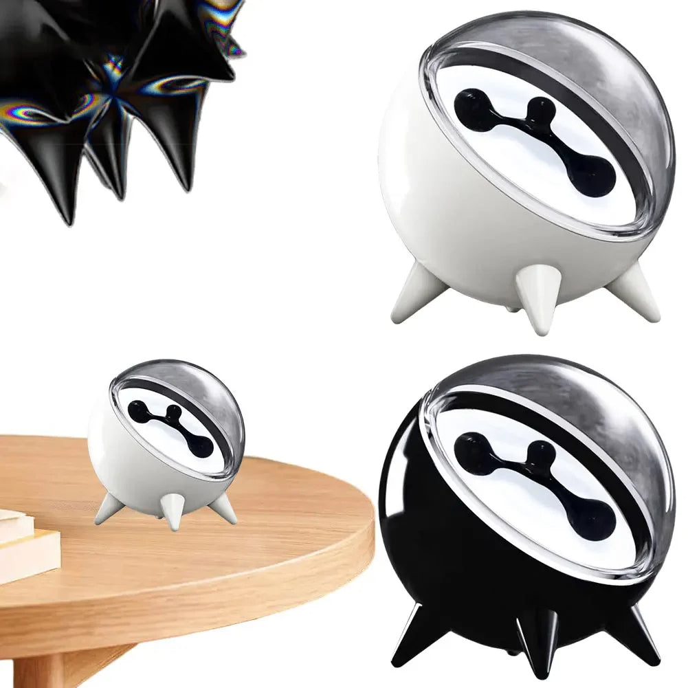 Ferrofluid musikrytmhögtalarlampa