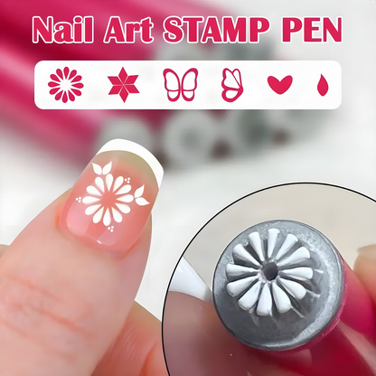 Nail Art Stamp Pen Set