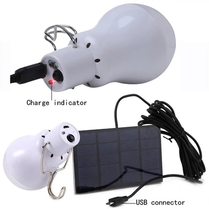 Solar Hanging Light Bulb