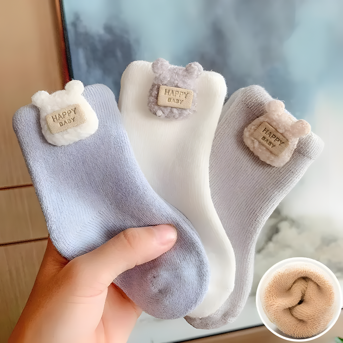 Newborn Terry Socks