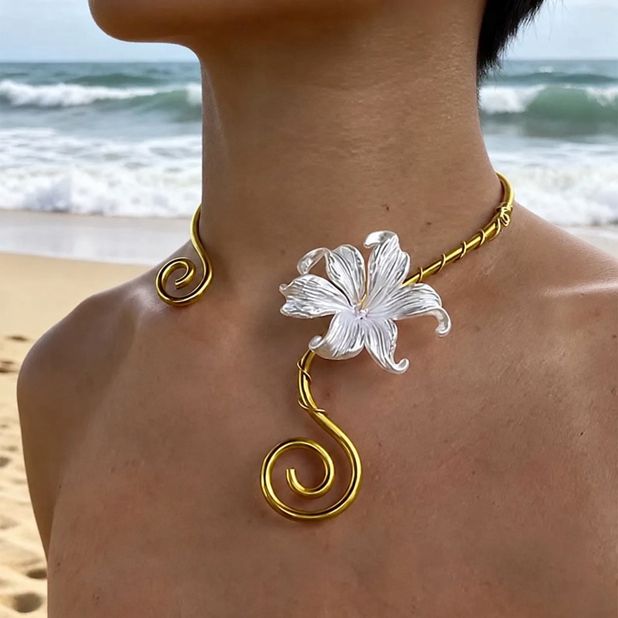 Iris Flower Choker