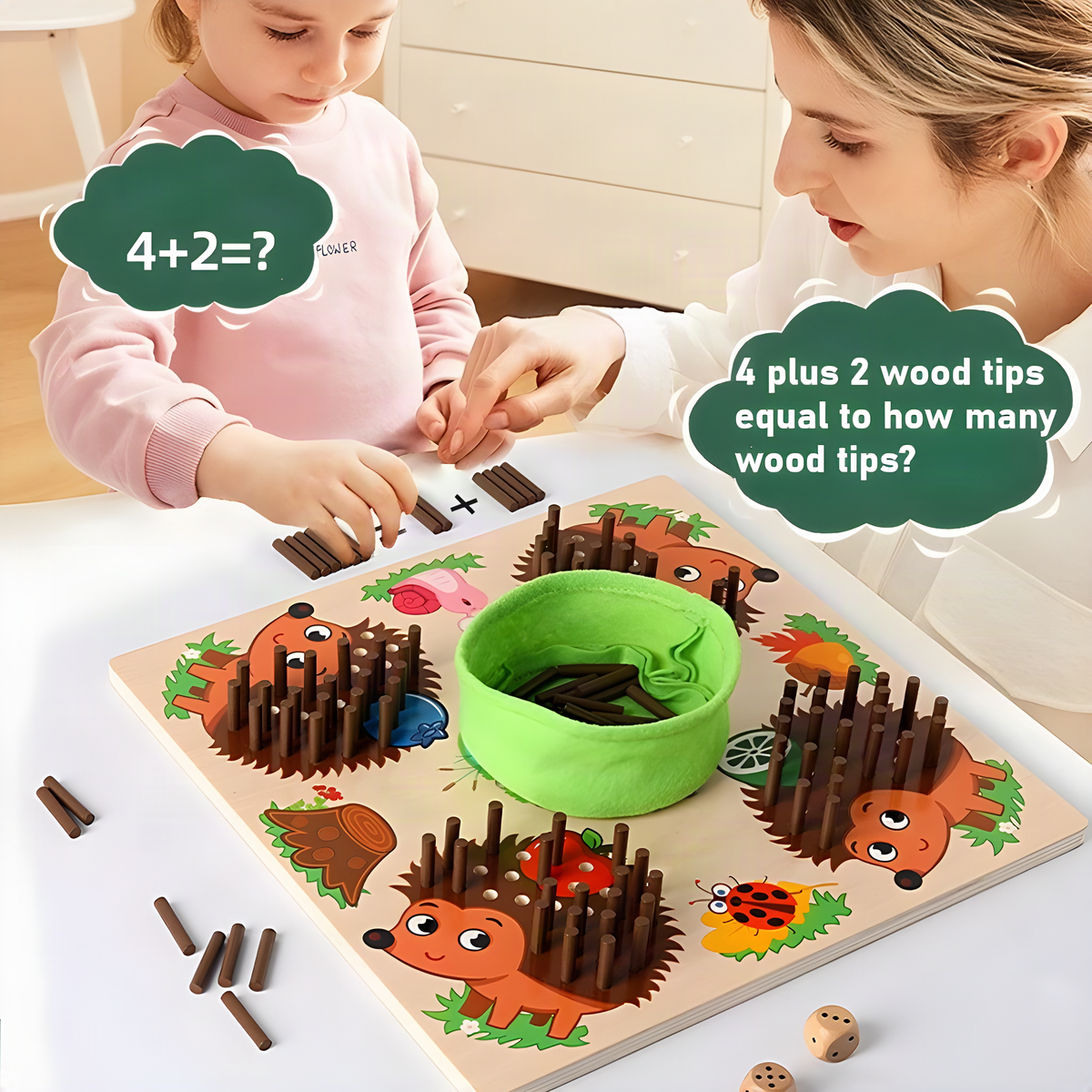 Hedgehog Counting Stick Game