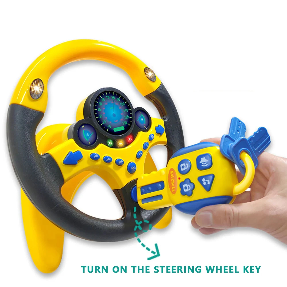 Kids Musical Steering Wheel Toy