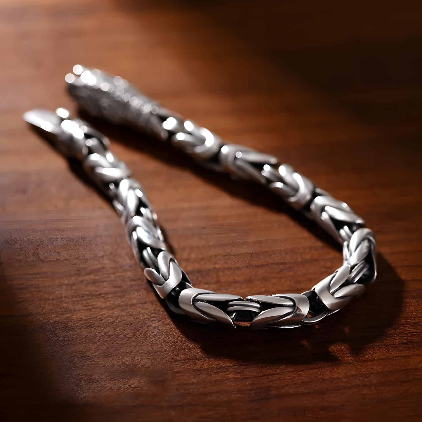 Woven Silver Bracelet
