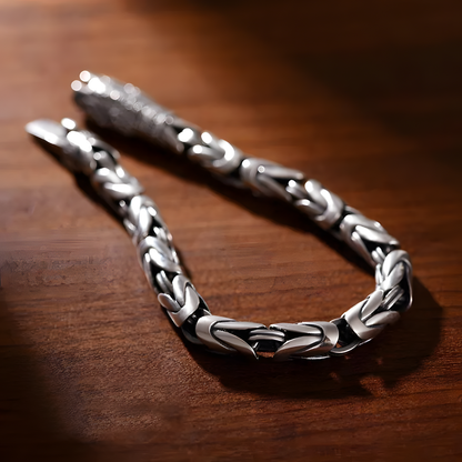 Woven Silver Bracelet