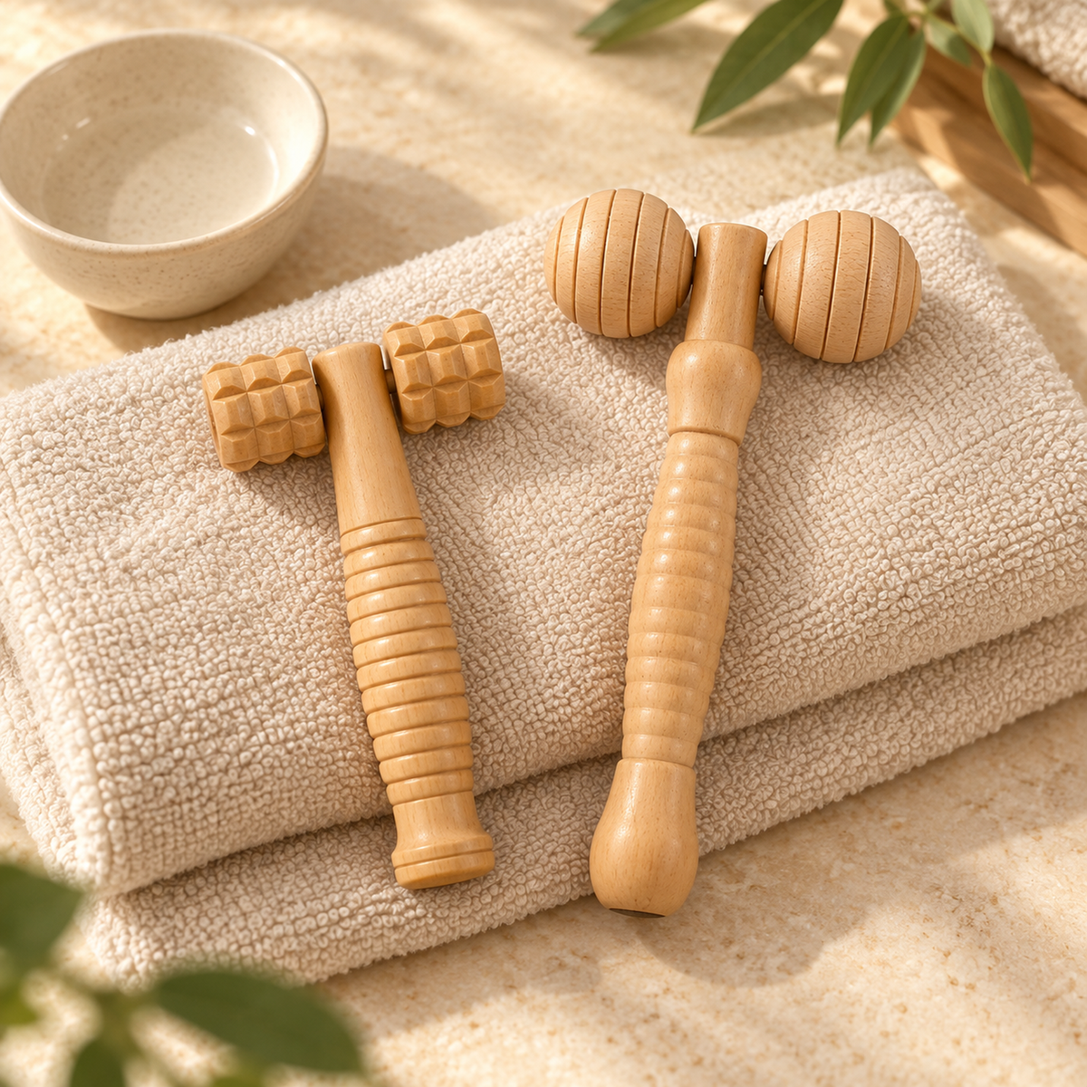 Wooden Roller Massager