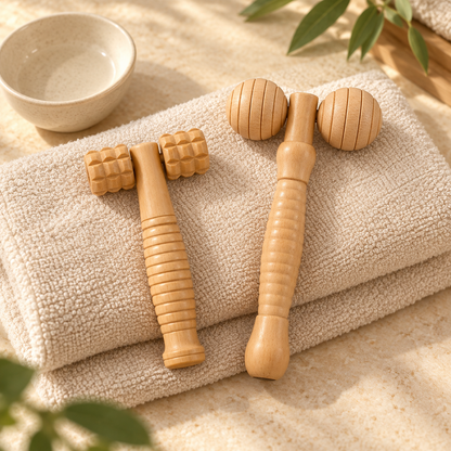 Wooden Roller Massager