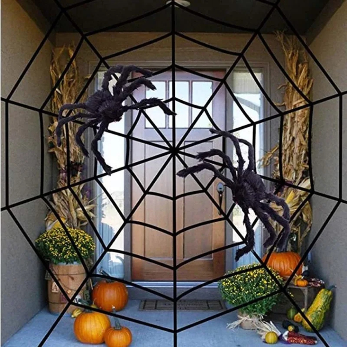Giant Plush Spider Decoration