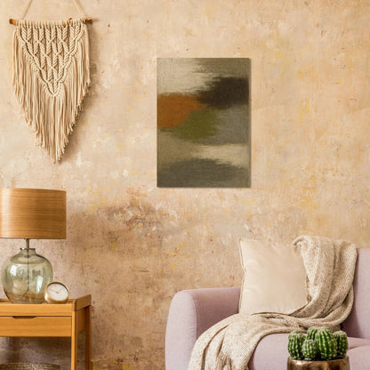 Abstract Earth Tones Textured Art Print – Organic Modern Wall Decor Poster in 29 Sizes