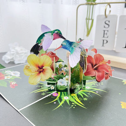 3D Blomsterkort