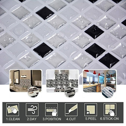 Dekorplast för kakel – 3D mosaik som förnyar kök och badrum