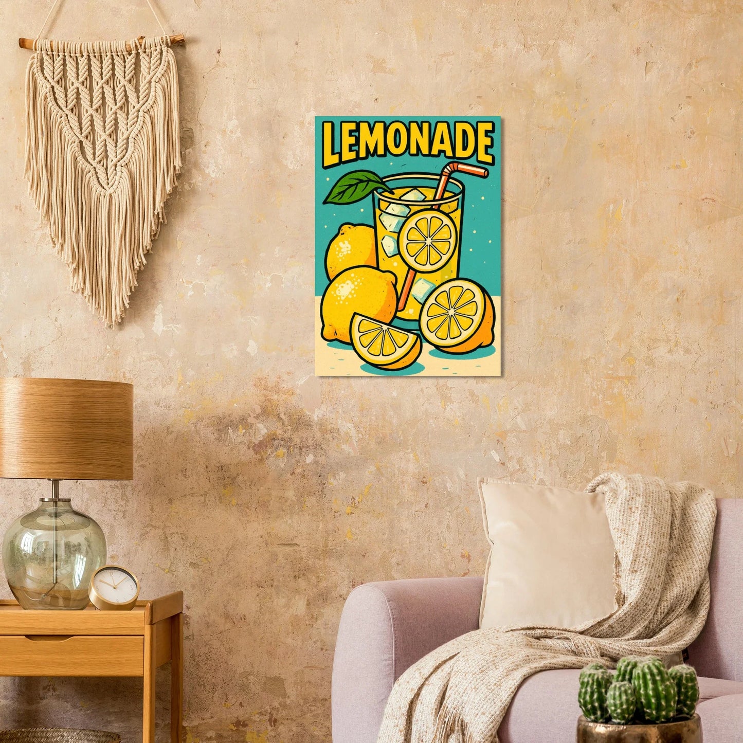 Fresh Lemon & Greenery Poster - Choose Your Perfect Size