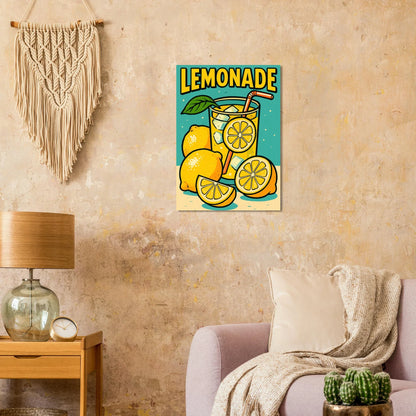 Fresh Lemon & Greenery Poster - Choose Your Perfect Size