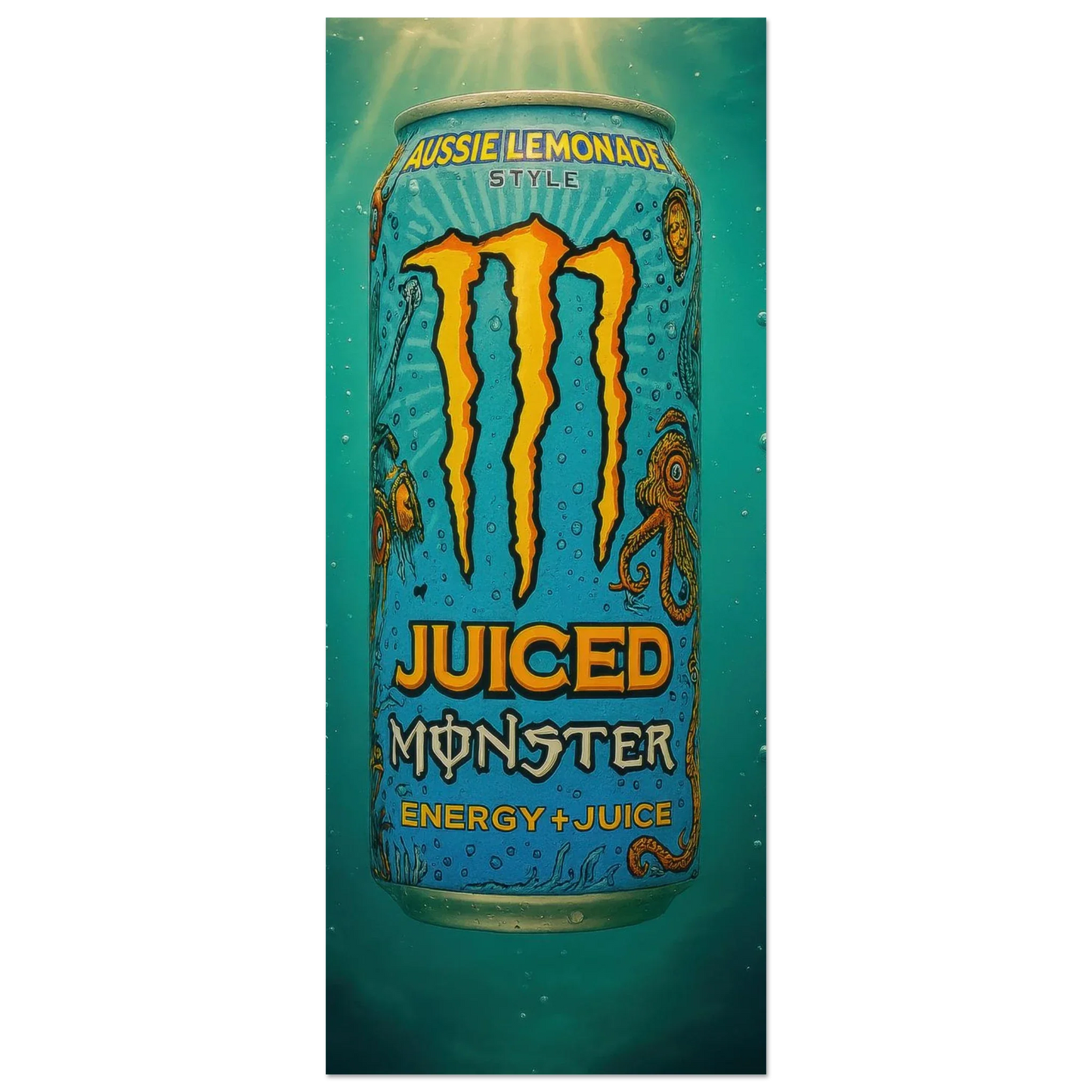 Monster AUSSIE LEMONADE Poster - Choose Your Perfect Size