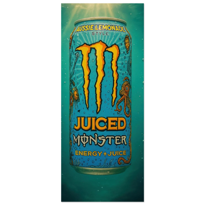 Monster AUSSIE LEMONADE Poster - Choose Your Perfect Size
