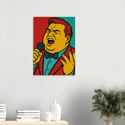 Pop Art Poster: Retro Glamour Wall Art in Vibrant Hues, Available in Various Sizes