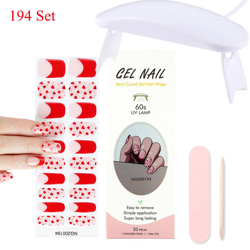 Gelnagelfolie med UV-lampa
