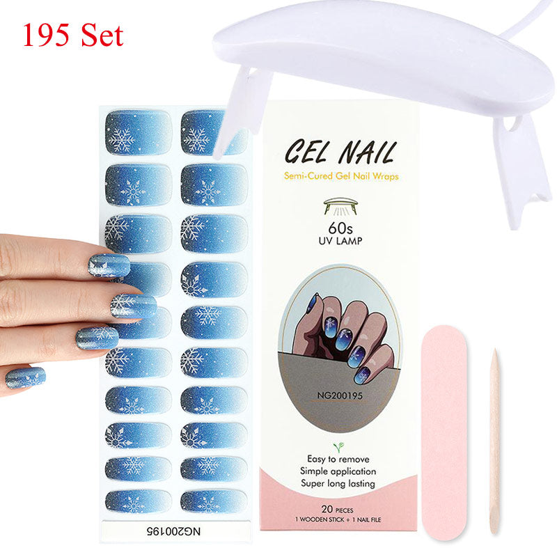 Gelnagelfolie med UV-lampa