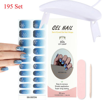 Gelnagelfolie med UV-lampa