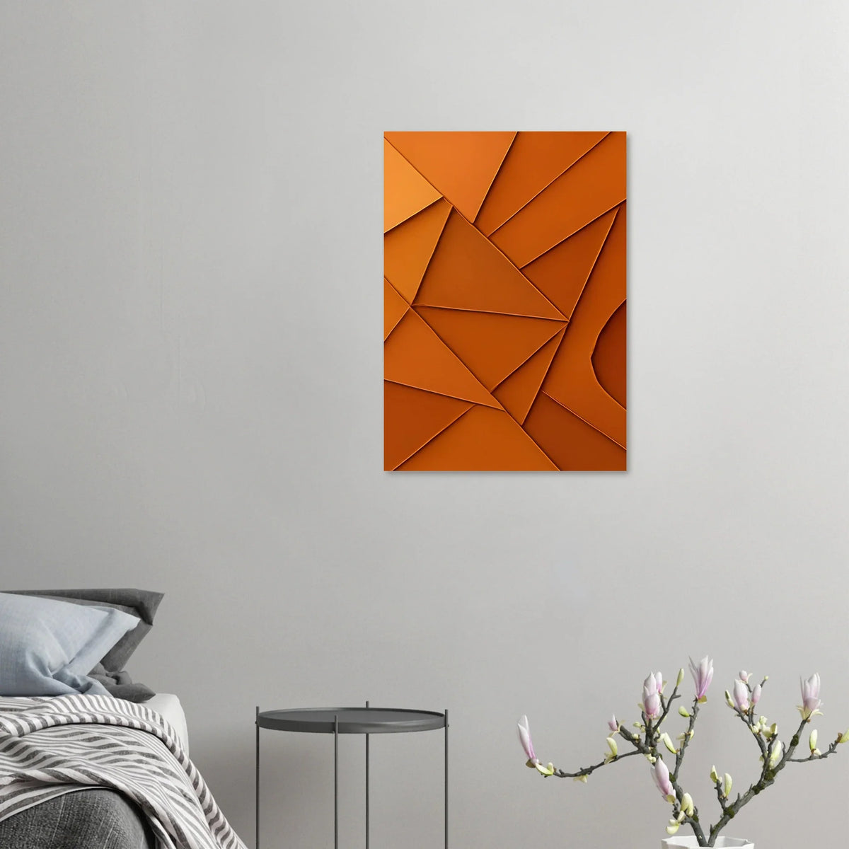 Abstrakt / Minimalistisk Terrakotta Design - Högkvalitativ Poster i Flera Storlekar