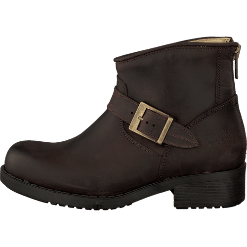 Very Low Boot Zip Back Brown/Gold