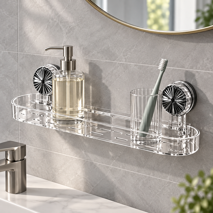 Suction Cup Bathroom Rack