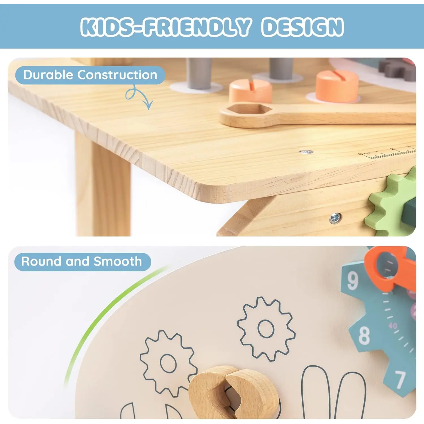 Wooden Kids Tool Workbench