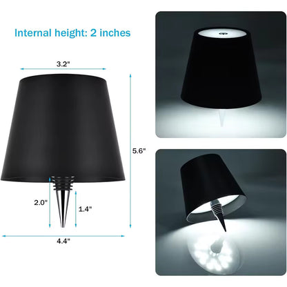 LED flaskebordlampe