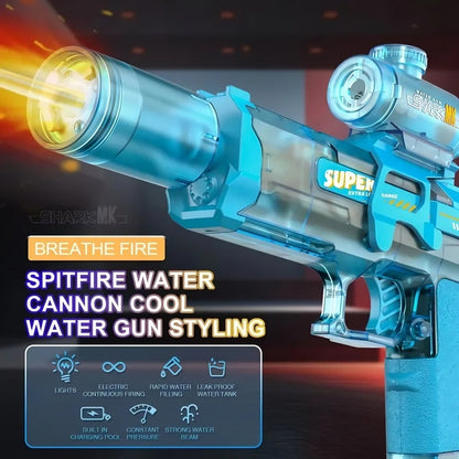 Glödande LED-vattenpistol