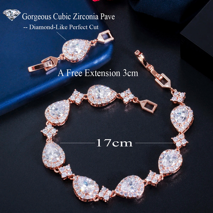 Teardrop Crystal Bracelet