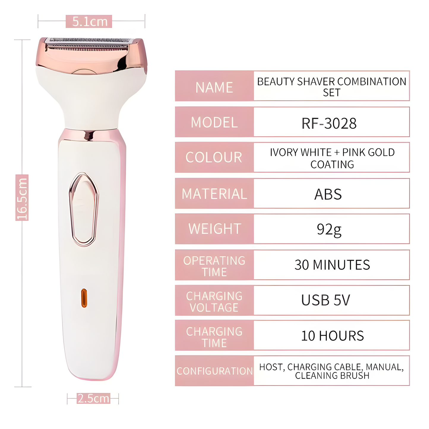 4-in-1 Women's Body Shaver