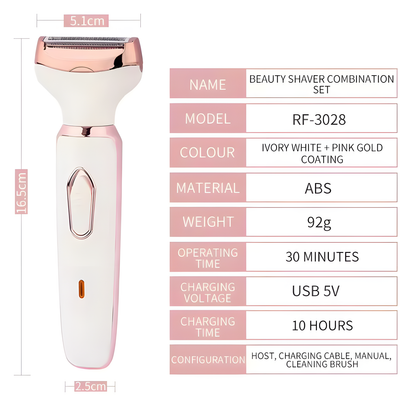 4-in-1 Women's Body Shaver