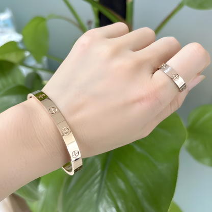 Titanium Steel Cuff Bracelet