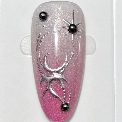 Almond Press-On Nails