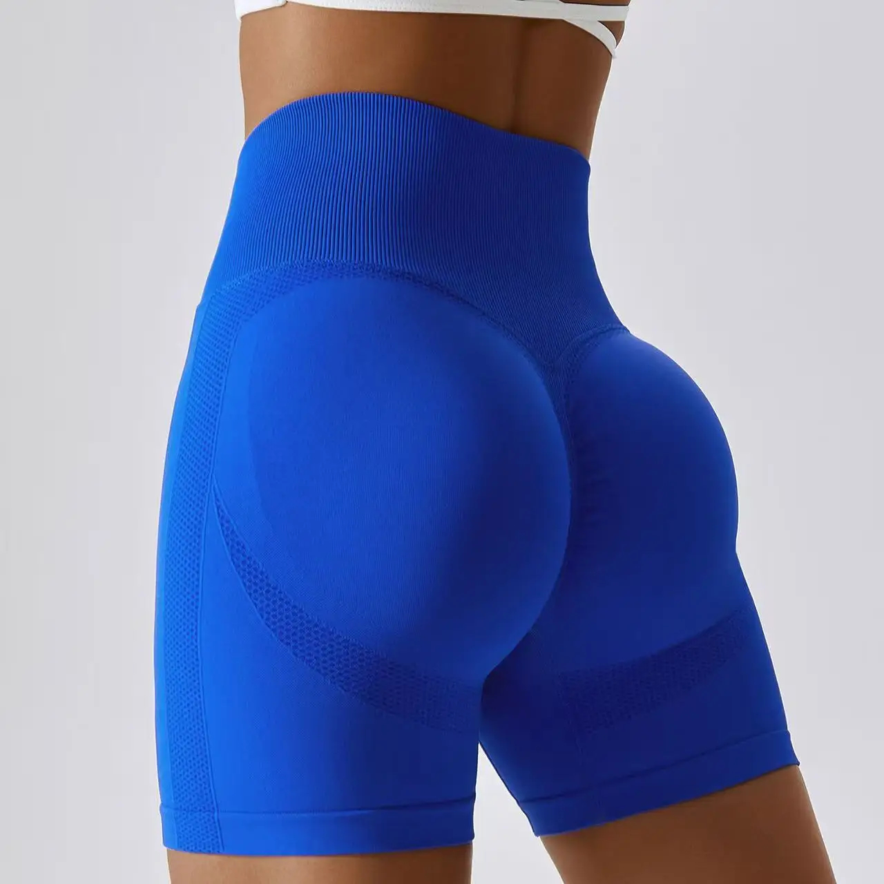 Seamless Peach Hip Yoga Shorts
