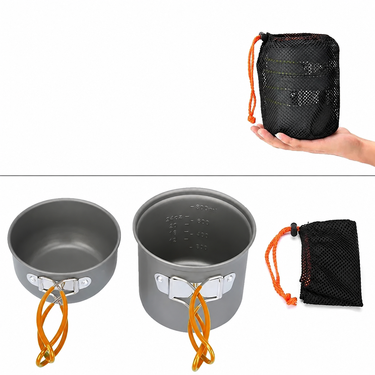 Compact Camping Cookware Set