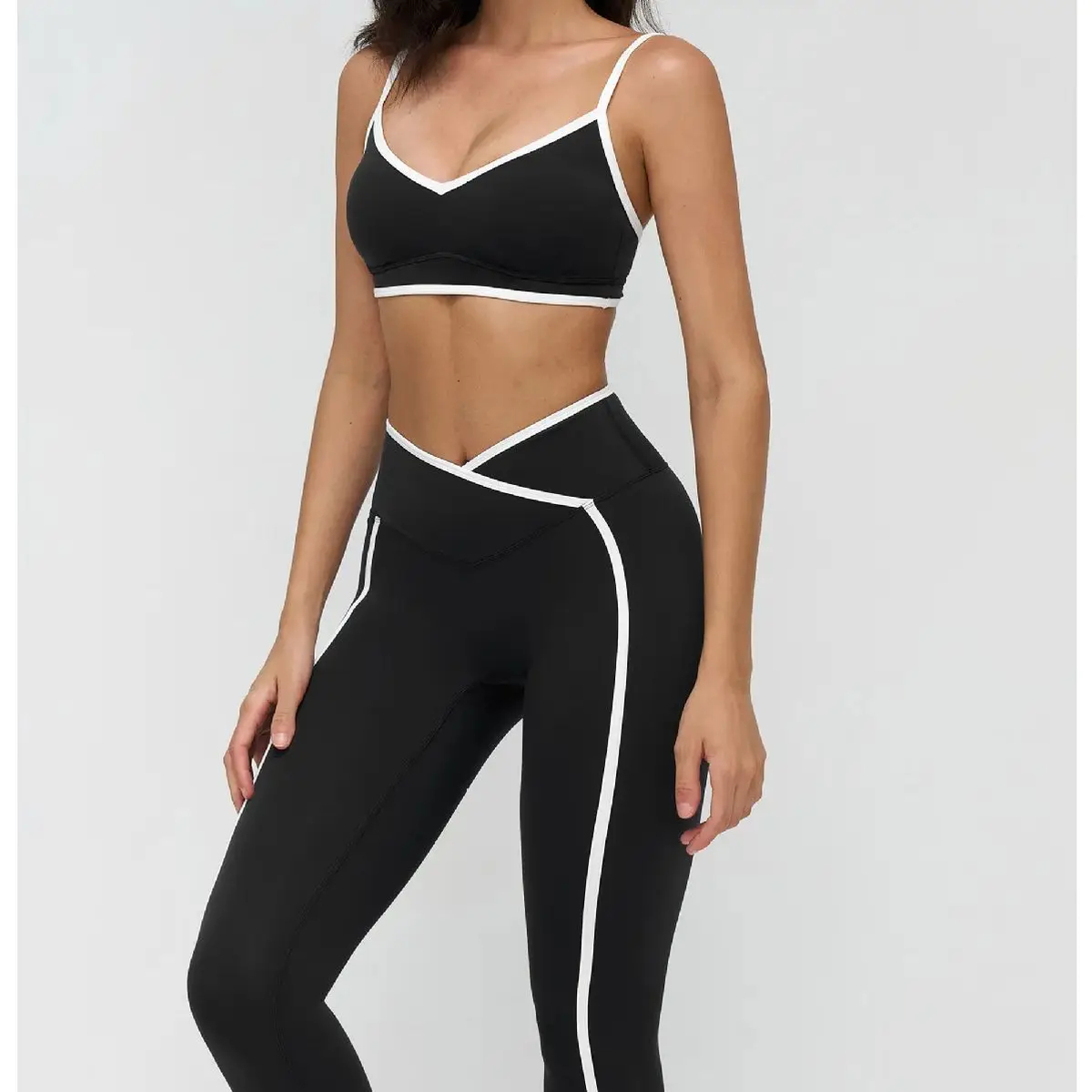 Color-Block Yoga Set