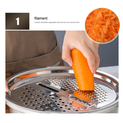 Stainless Steel Grater Bowl Set