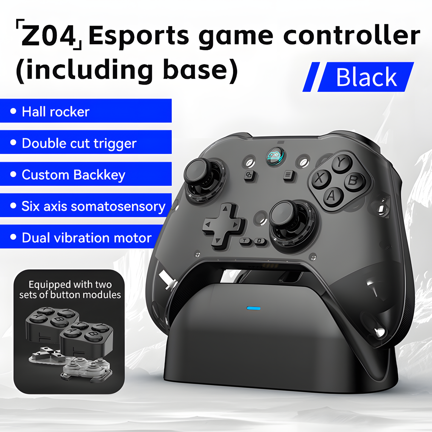 Wireless Game Controller with Charging Dock
