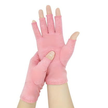 Hemp Half Finger Pressure Gloves